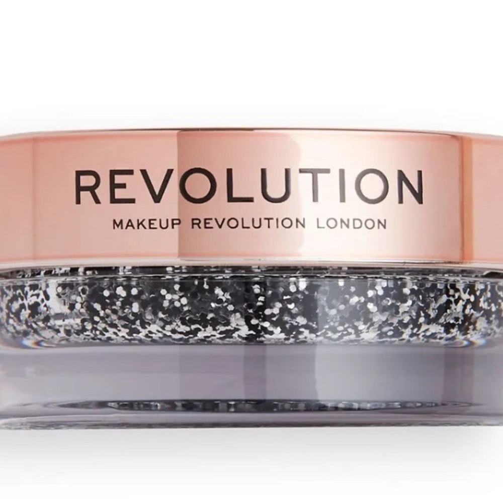 Makeup Revolution Biodegradable Glitter Body Balm 0.11 oz Blackout Sealed